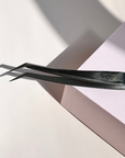 VETUS Tweezer (MCS-19) Curved L Tweezer - Metallic Grey | LaviLash