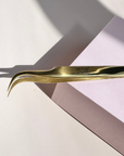 VETUS Lash Tweezers - (MCS-15) Curved S Tweezer | LaviLash