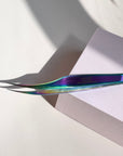 Curved Lash Tweezer VETUS (MCS-18) - Precision Curved Tweezers - Rainbow