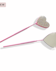 Pink Crystal Lash Mirror for Eyelash Extensions