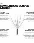 5DW Narrow Clover Lashes