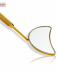 Half Moon Lash Mirror for Eyelash Extensions | Stainless Steel