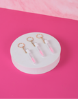 Pink Lash Wand Keyring