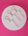 Pink Lash Wand Keyring- LAVILASH