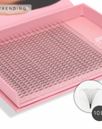 LAVILASH XL 10D premade lash tray containing lightweight mega volume lash fans for professional salon use