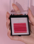 Pink Coloured Lashes (Mini)