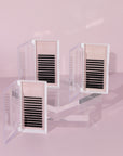 Classic Flat Eyelashes in Acrylic Trays