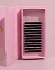 Pink Glitter Eyelash Extensions - LaviLash