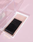 flat lash extensions