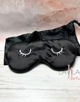 Silk Eye Mask - Black