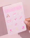 eyelash aftercare cards