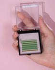 Green Eyelash Extensions