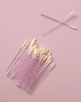 disposable lip wands - glitter pink