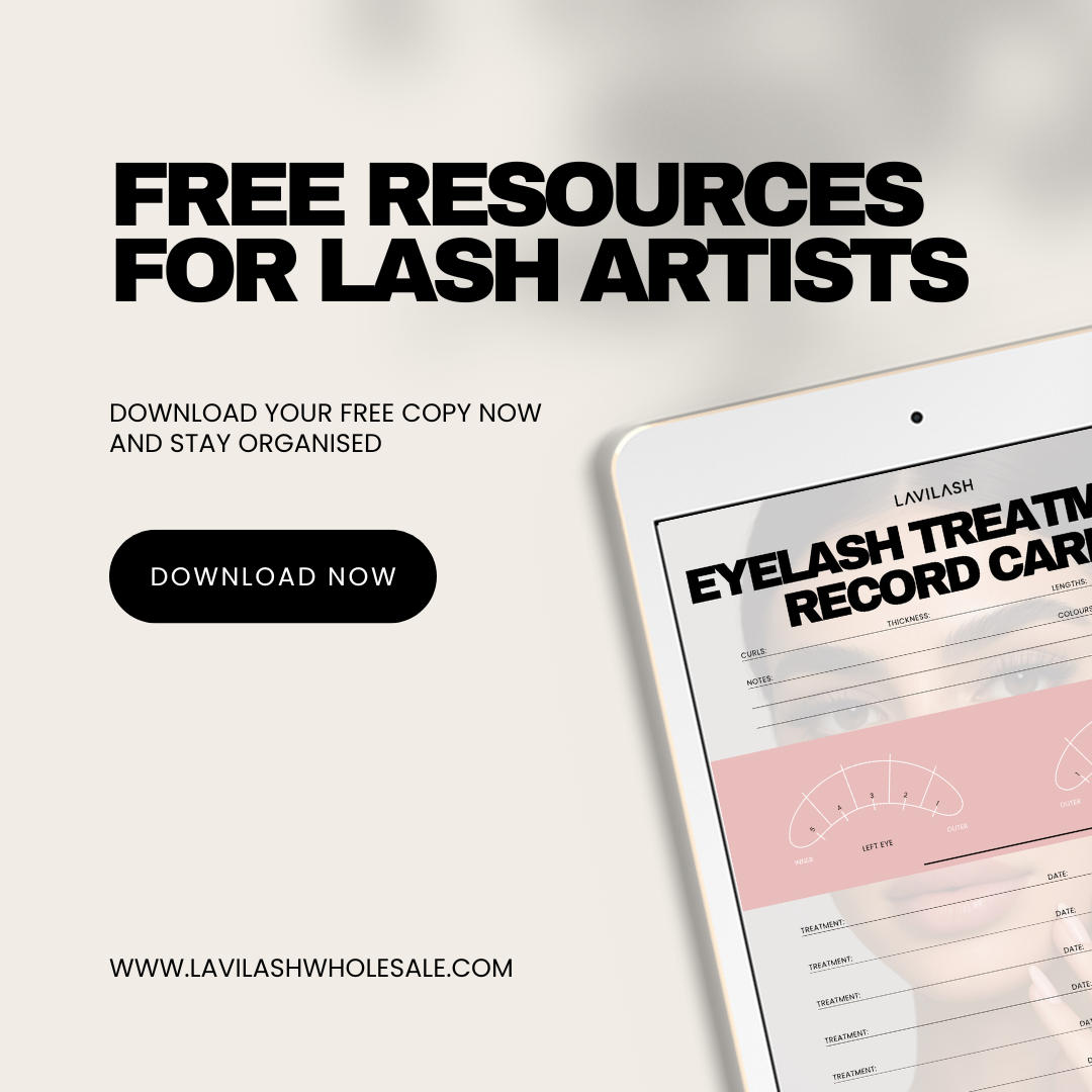 Lash Treatment Record Card (Download)