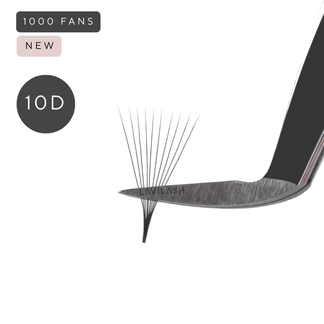 10D Loose Promade Lashes | 1000 Fans