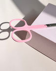 Pink Eyelash Scissors - Precision Trimming Tool for Lash Extensions