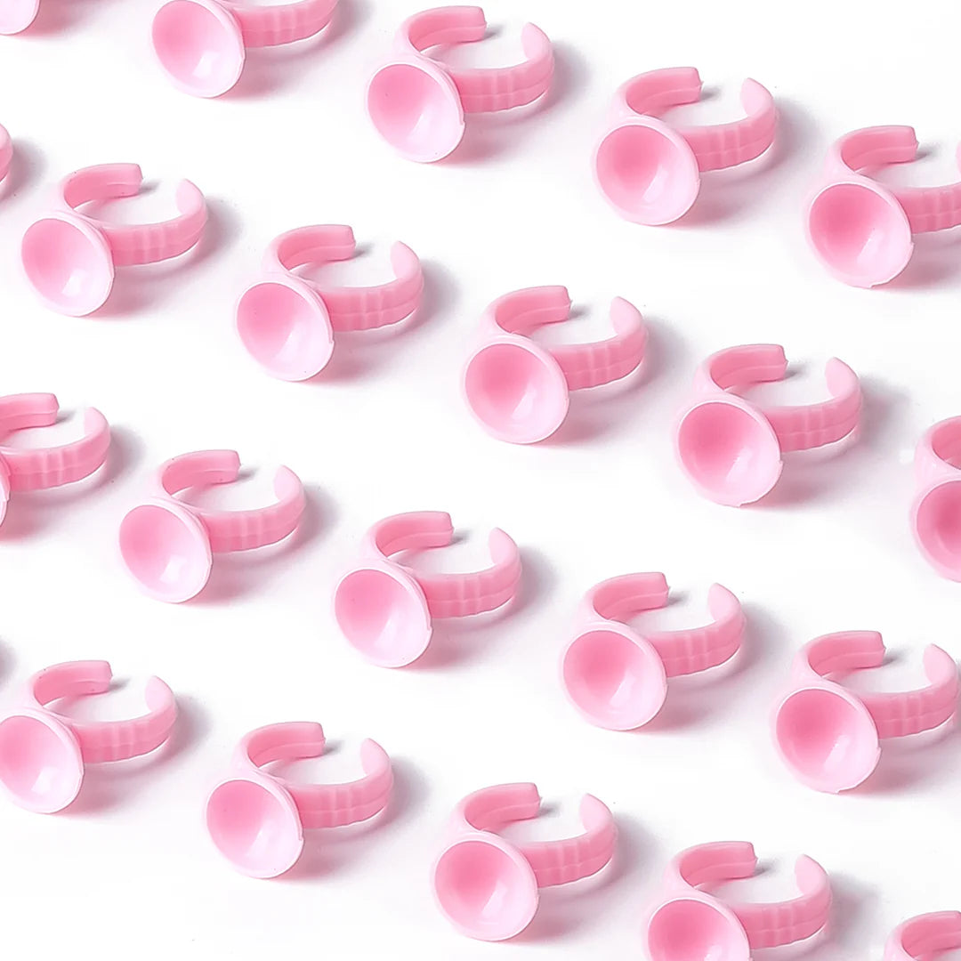 Disposable Glue Rings | 100 Pack