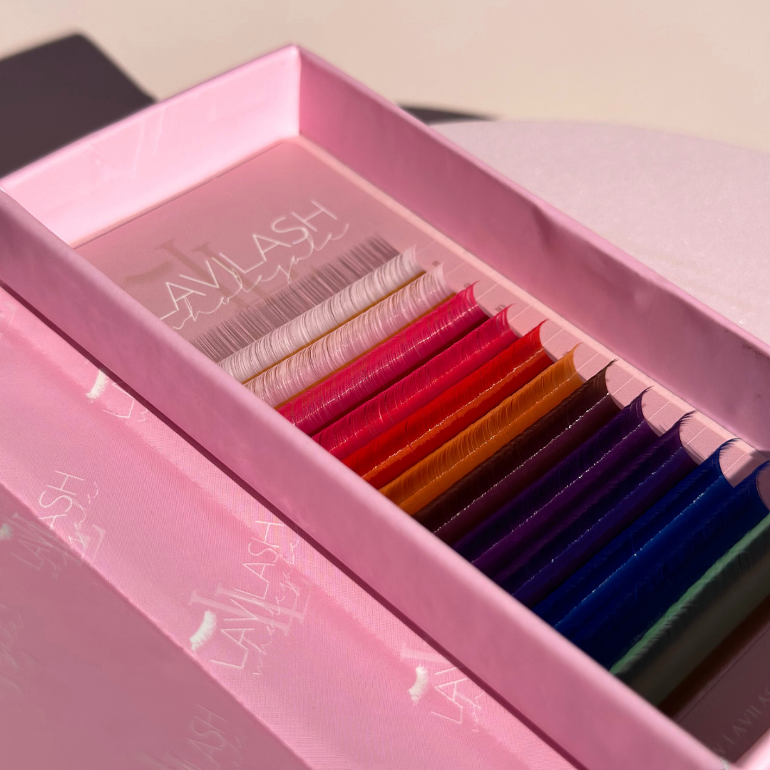 coloured eyelashes - LaviLash