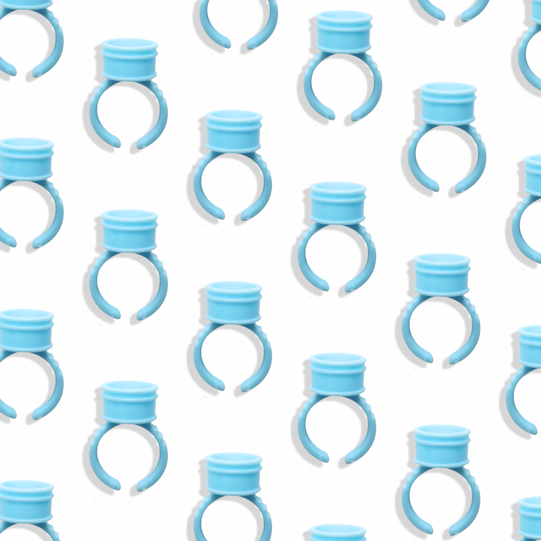 Disposable Glue Rings | 100 Pack