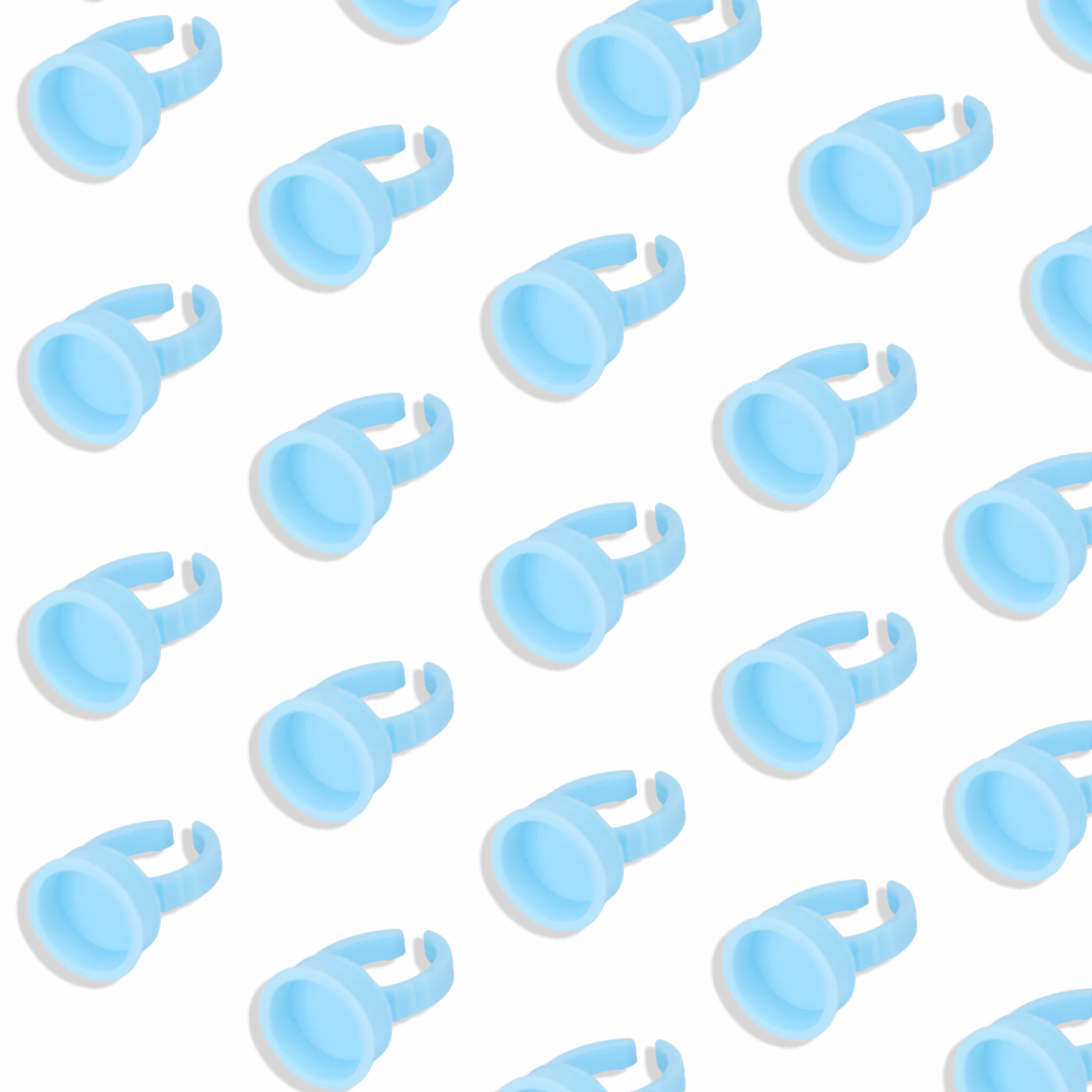 Disposable Glue Rings | 100 Pack