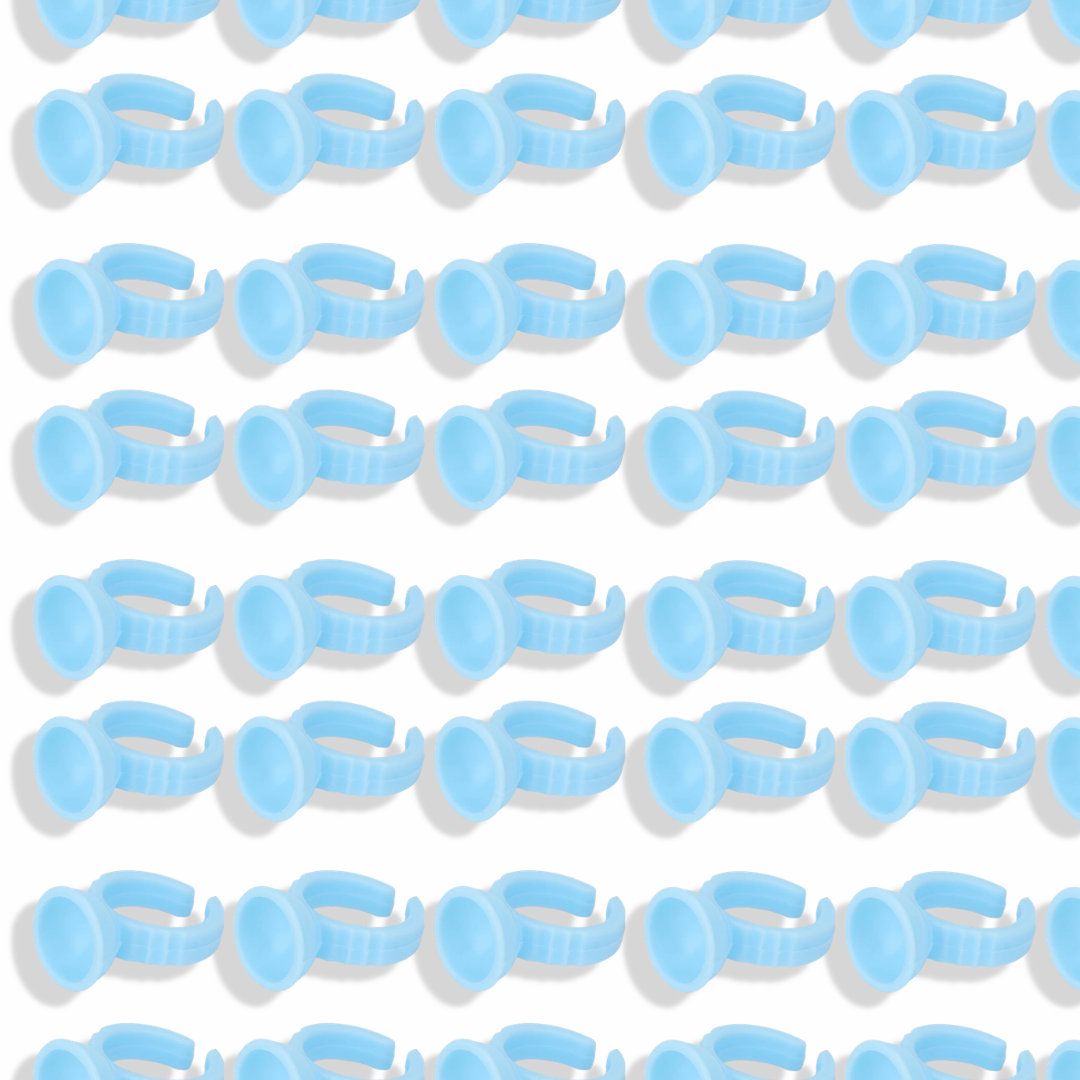 Disposable Glue Rings | 100 Pack
