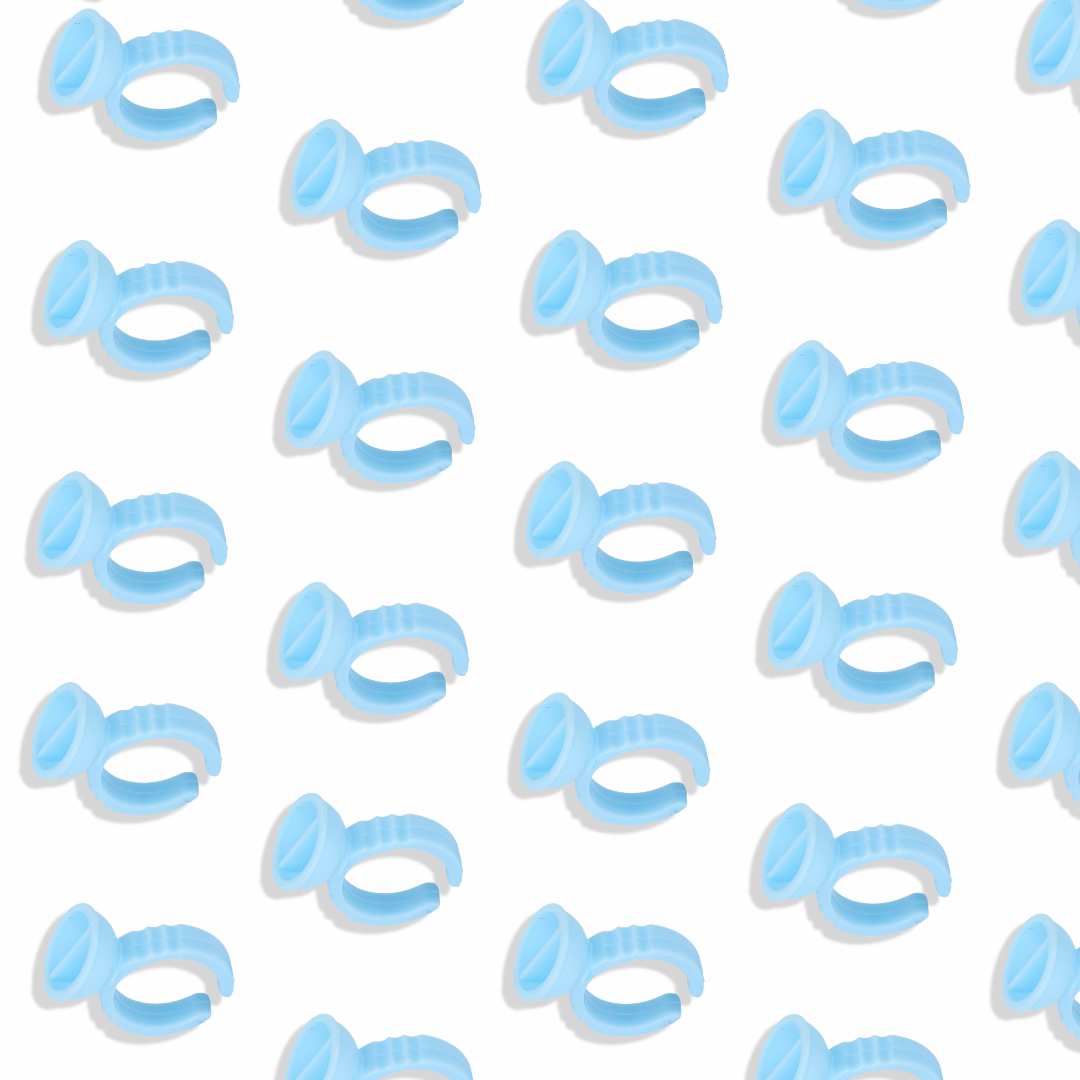 Disposable Glue Rings | 100 Pack