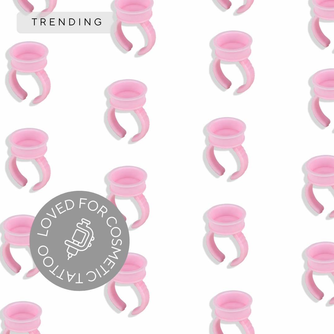 Disposable Glue Rings | 100 Pack