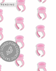 Disposable Glue Rings | 100 Pack