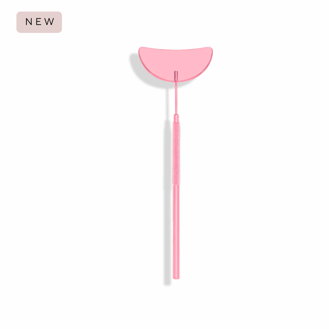 Half Moon Lash Mirror for Eyelash Extensions | Stainless Steel