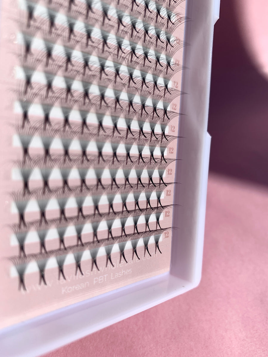 10D Mid-Stem Premade Lashes | Acrylic Trays