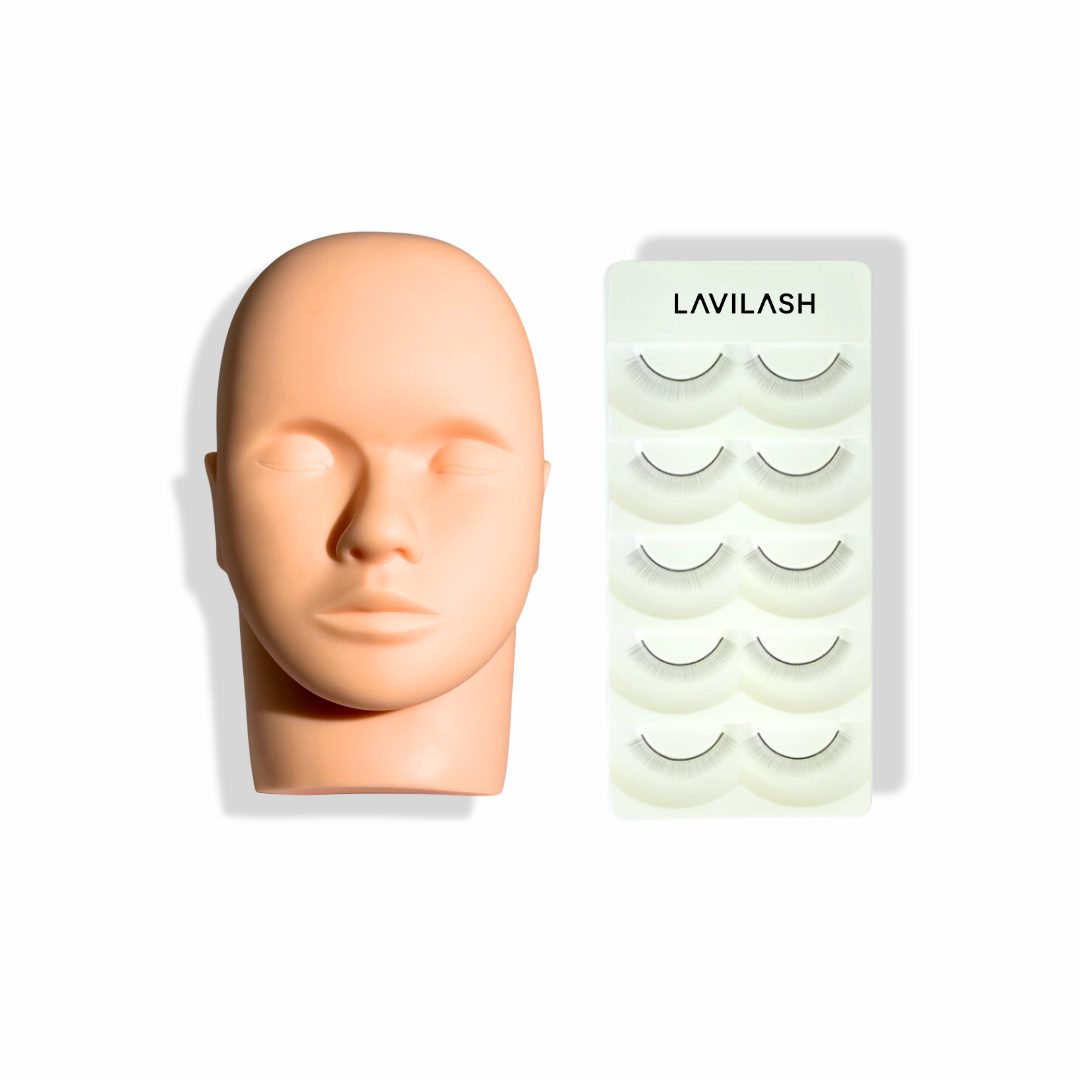 Practice Mannequin Head & Lash Bundle