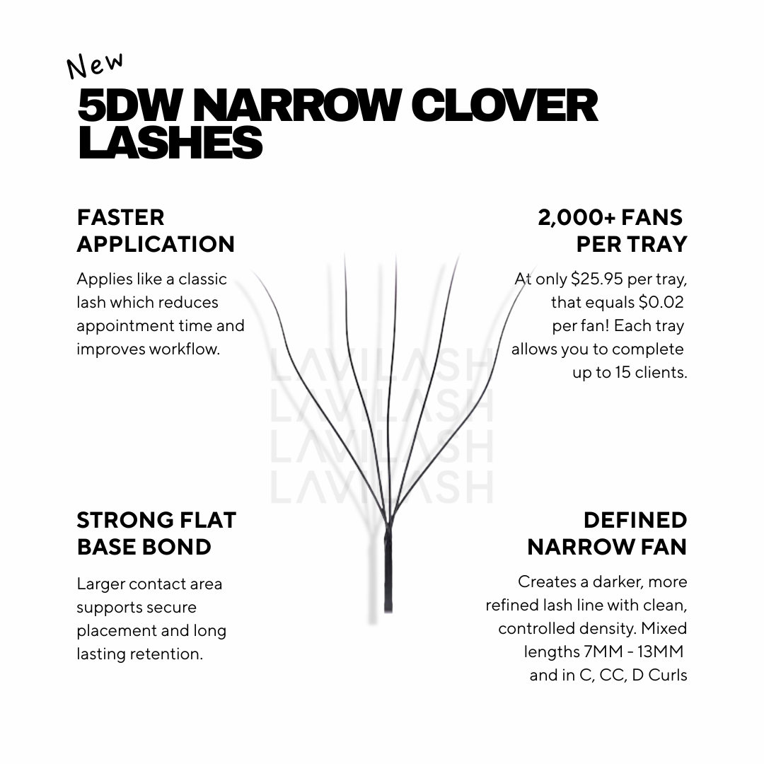 5DW Narrow Clover Lashes