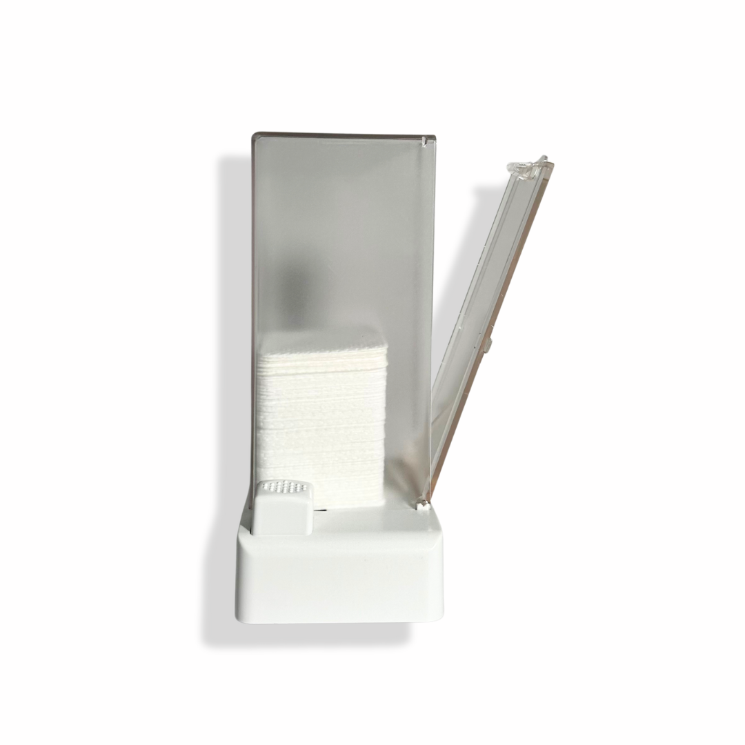 Adhesive Nozzle Wipe Dispenser