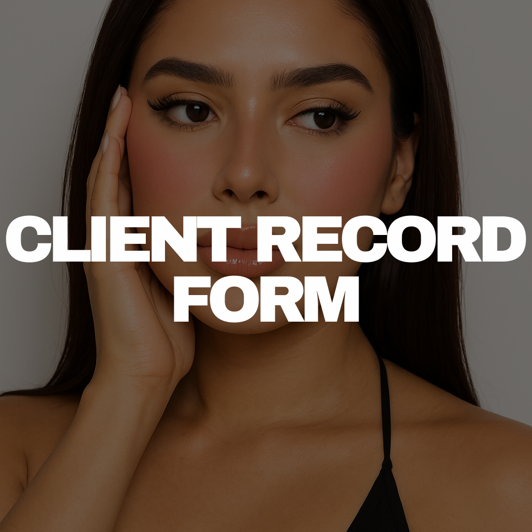 Client Record Form (Download) -LaviLash Wholesale
