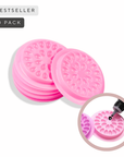 Pink Glue Pallets with 26 dots for lash adhesive