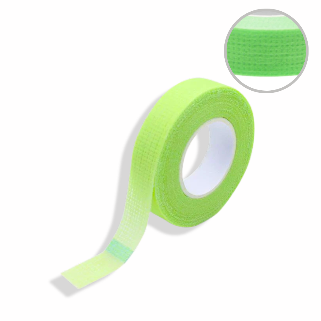 Green non woven lash tape for professional lash artists