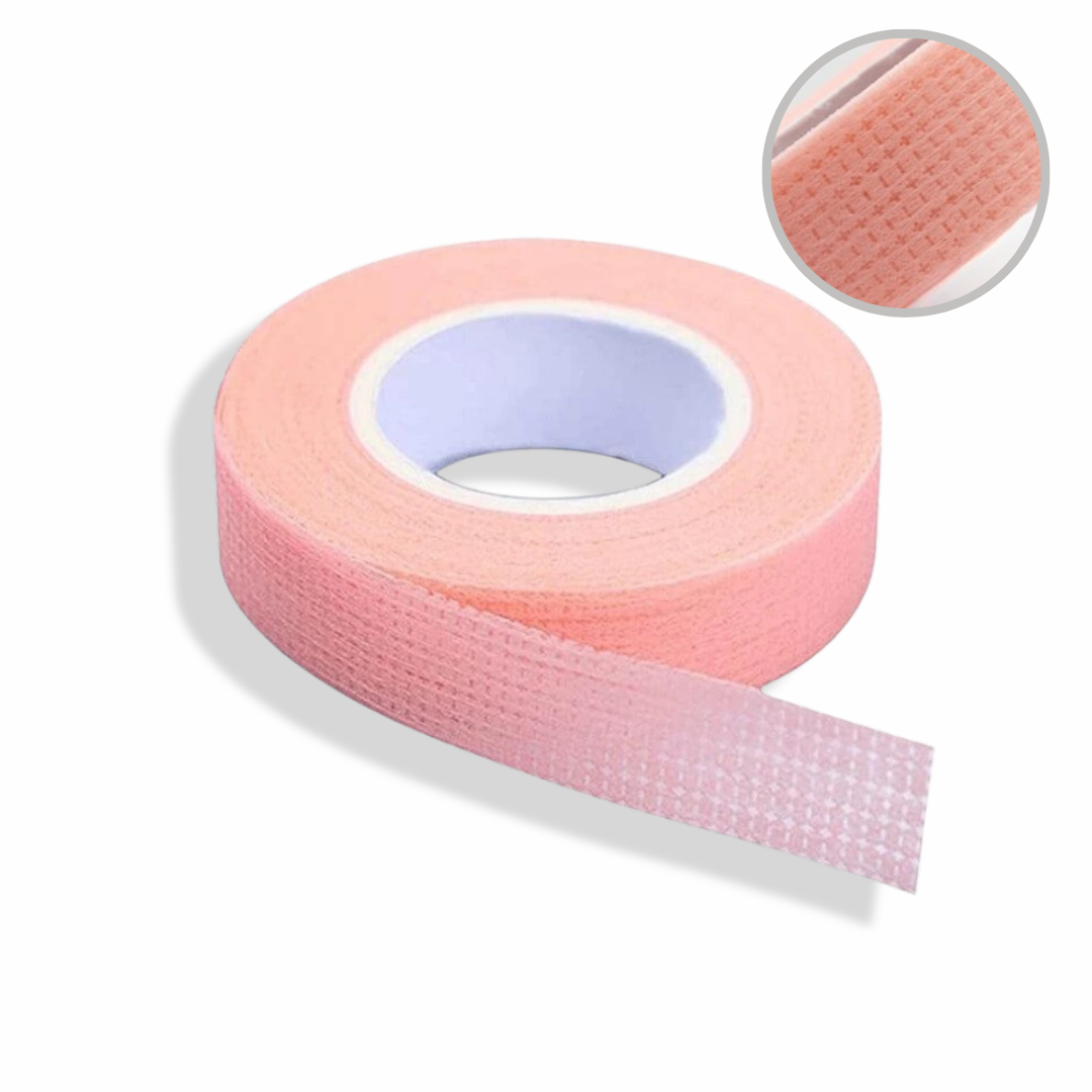 Pink non woven lash tape for eyelash extensions and sensitive skin