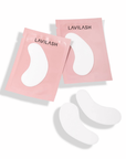 Pink hydrogel eye pads for professional lash artists