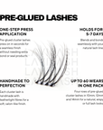 Pre-Glued DIY Cluster Lashes