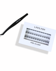 Pre-Glued DIY Cluster Lash Kit