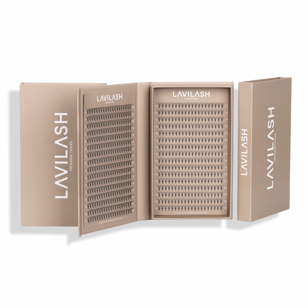 XXL 10D Promade Lashes (650 Fans)