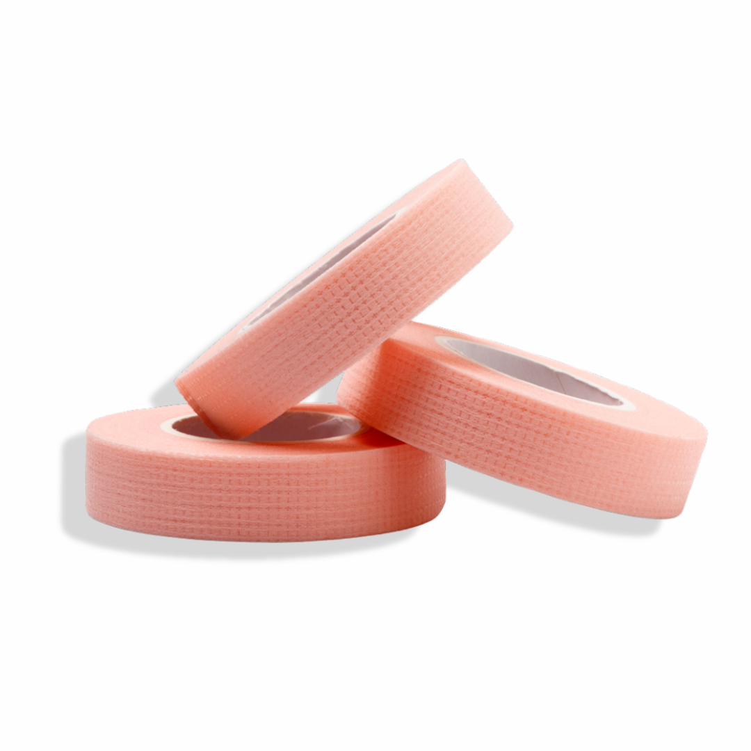 Professional pink lash tape for lash isolation and lash mapping