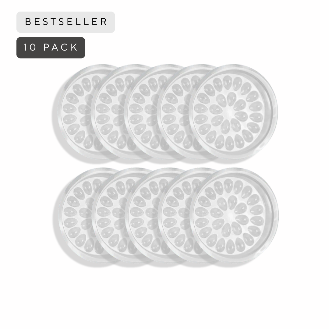 Lash Glue Pallets for eyelash extension adhesive dots - Clear