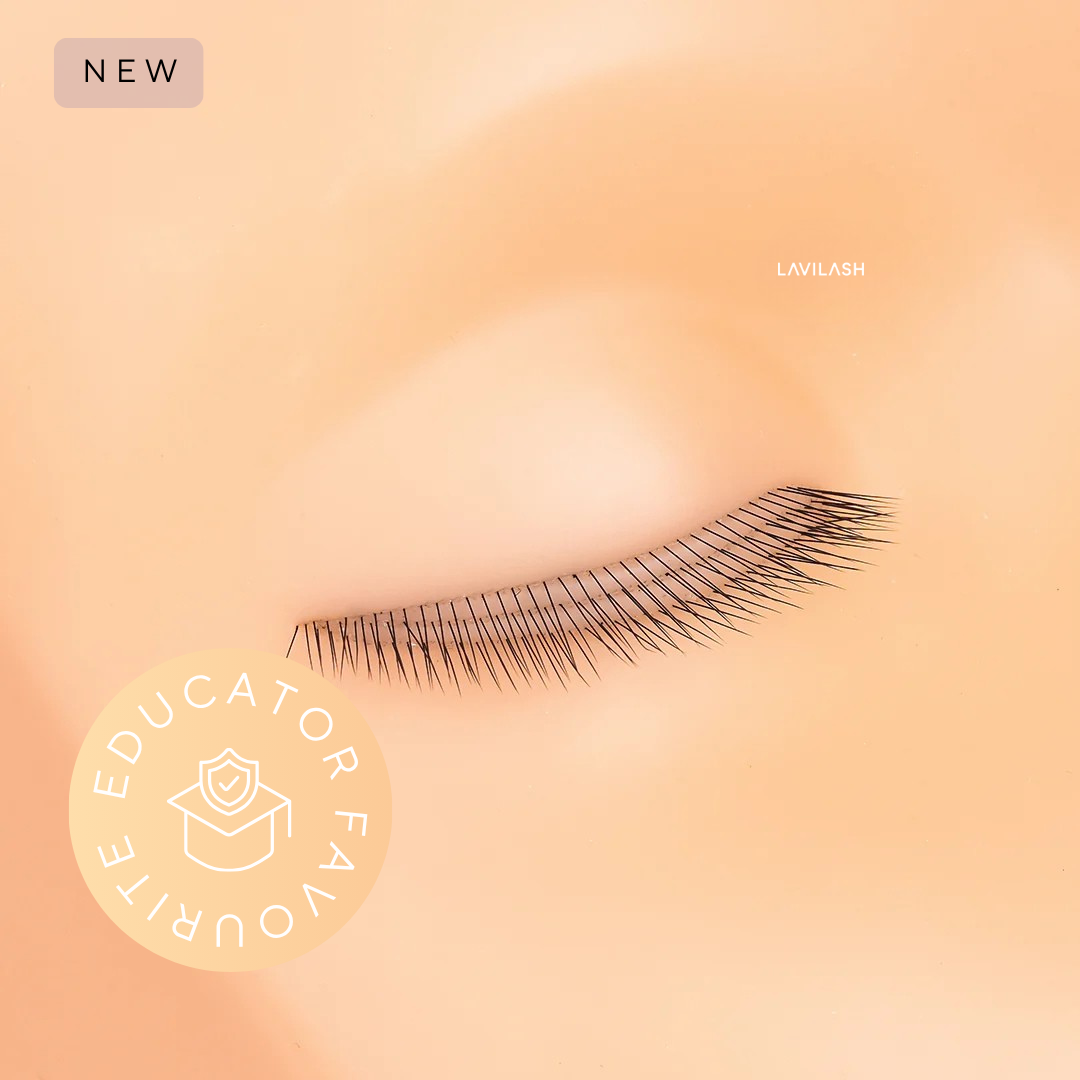Mini Lash Training Mannequin Head With 3 Layer Lashes