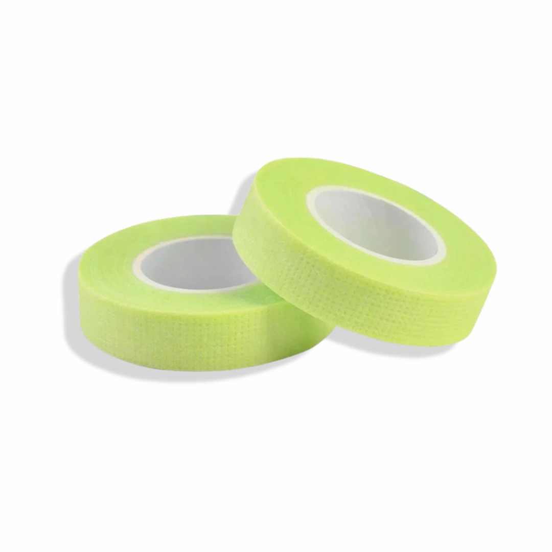 Green lash tape for eyelash extensions and sensitive clients