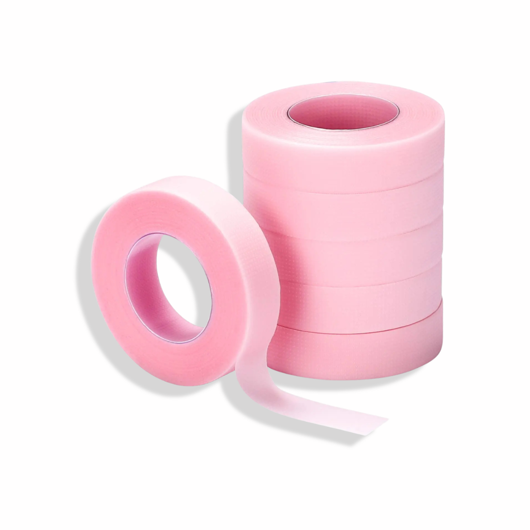 Professional pink transpore lash tape for lash isolation