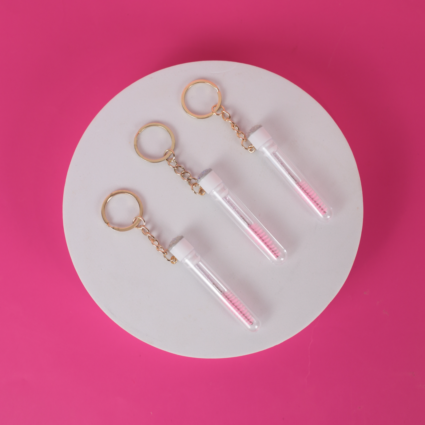 Pink Lash Wand Keyring- LAVILASH