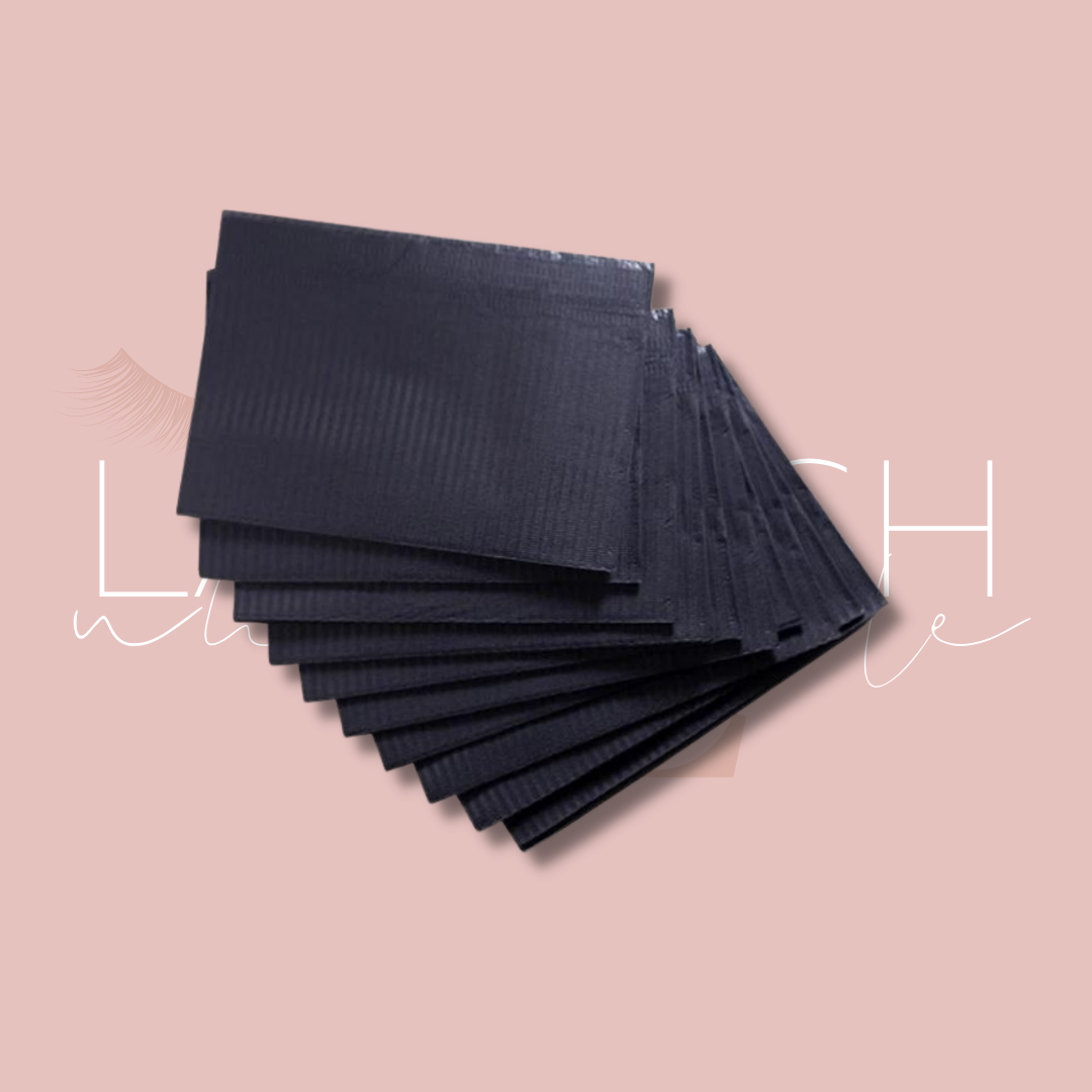 Disposable Head Pads - Black