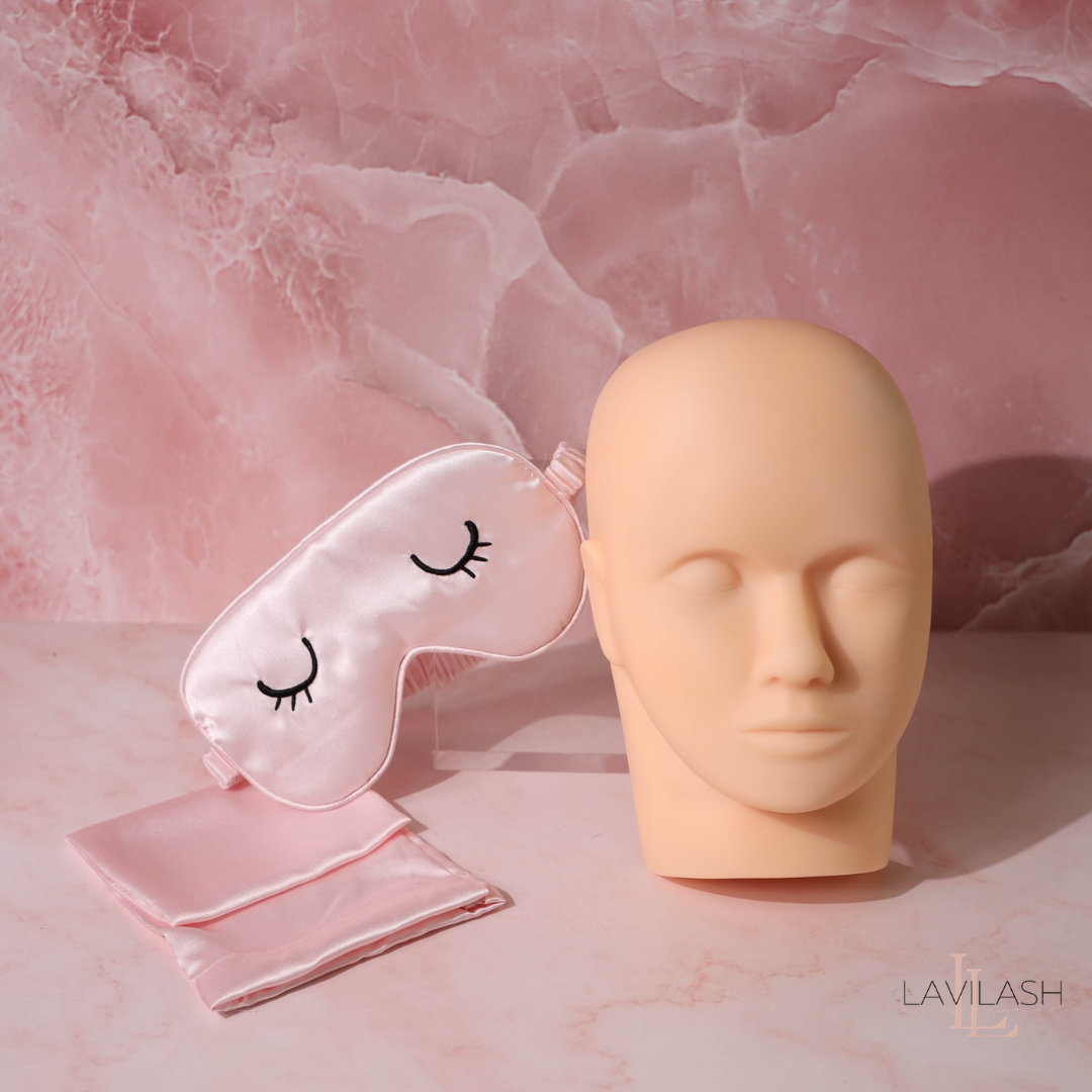 Eyelash Extension Mannequin Head for Practice Lash Application