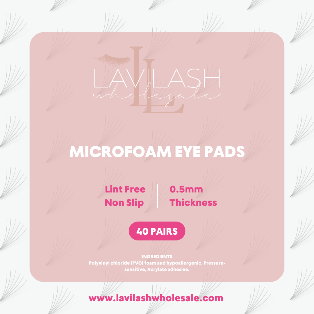 LaviLash micfrofoam eye pads